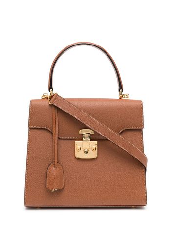 Gucci Pre-Owned Borsa Lady Lock 2way - Marrone