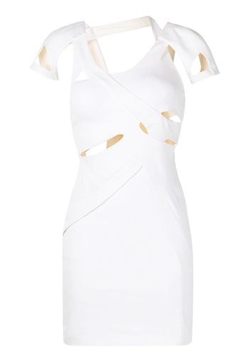 Gucci Pre-Owned Abito con dettaglio cut-out - Bianco