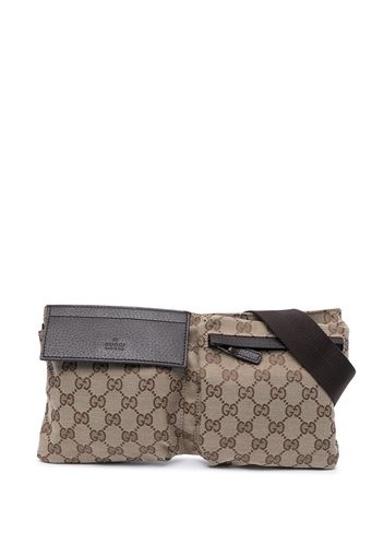 Gucci Pre-Owned Marsupio con monogramma GG - Marrone