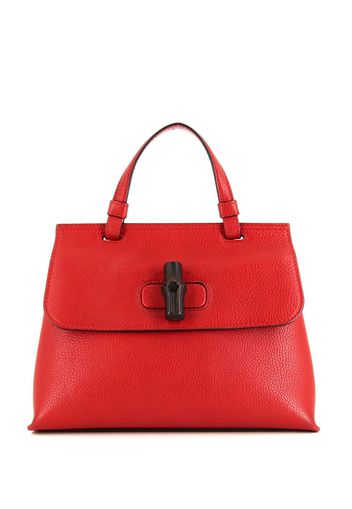 Gucci Pre-Owned 2010 Bamboo flap tote bag - Rosso