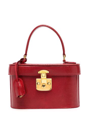 Gucci Pre-Owned borsa a mano con effetto serpente - Rosso