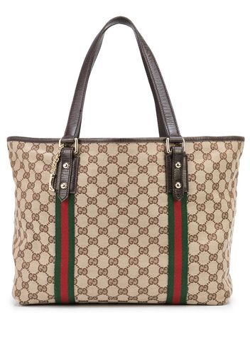 Gucci Pre-Owned GG Supreme large Jolicoeur tote bag - Marrone