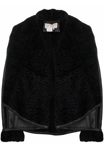 Gucci Pre-Owned Cappotto svasato anni '80 - Nero