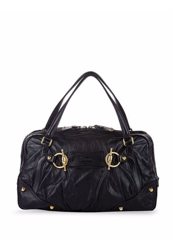 Gucci Pre-Owned Borsa a spalla Jockey - Nero