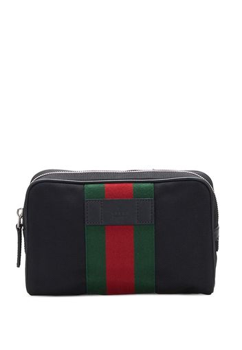 Gucci Pre-Owned Gucci Web Belt Bag - BLACK