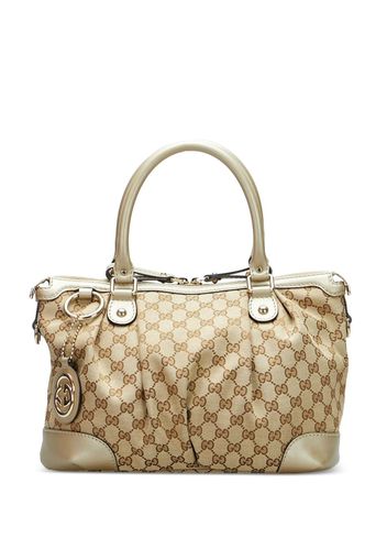 Gucci Pre-Owned Sukey GG canvas handbag - Marrone