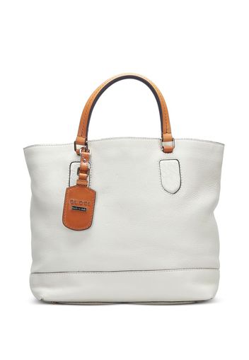 Gucci Pre-Owned Gucci Leather Tote Bag - Bianco