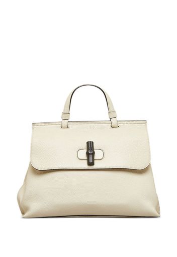 Gucci Pre-Owned Daily Bamboo-fastening tote bag - Bianco