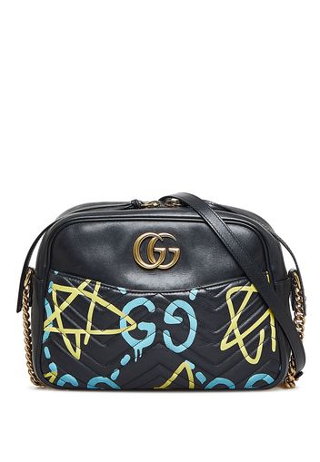 Gucci Pre-Owned Ghost GG Marmont shoulder bag - Nero