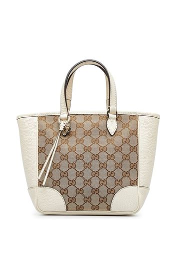 Gucci Pre-Owned Classic GG Canvas Bree satchel bag - Marrone