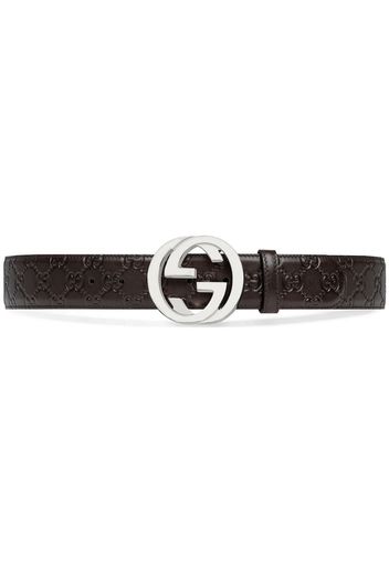 Cintura in pelle Gucci Signature