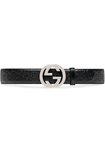 Cintura in pelle Gucci Signature