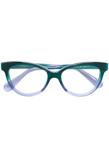 Gucci Eyewear Occhiali cat-eye - Verde