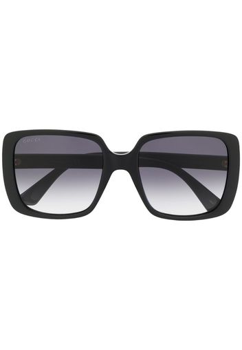 square-frame sunglasses