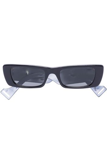 black rectangular sunglasses