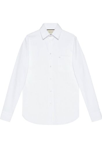 buttoned tailored shirt