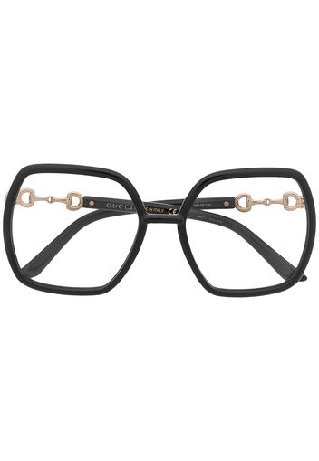 Gucci Eyewear Occhiali oversize - Nero