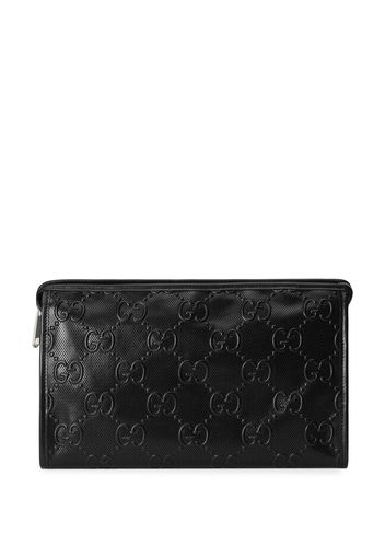 Gucci Clutch goffrata GG - Nero