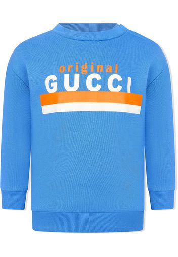 Gucci Kids original sweatshirt - Blu