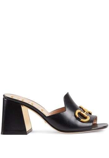 Gucci Horsebit mule sandals - Nero