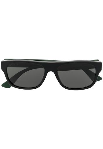 Gucci Eyewear side stripe sunglasses - Nero