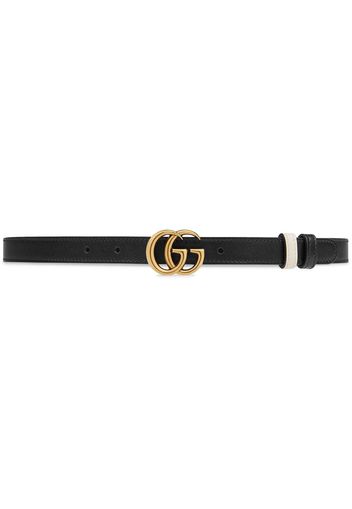 Gucci GG buckle belt - Bianco