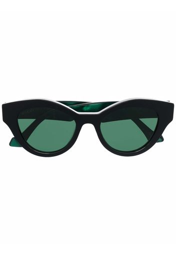 Gucci Eyewear Occhiali da sole cat-eye - Verde