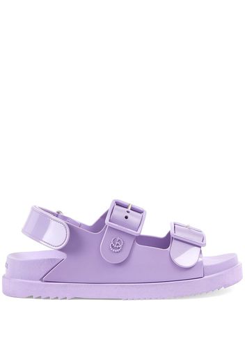 Gucci Sandali con Doppia G mini - Viola