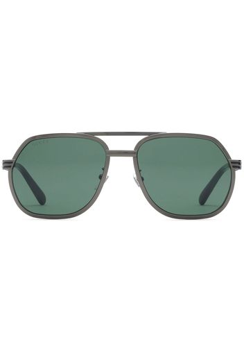 Gucci Eyewear Occhiali da sole modello aviator - Verde