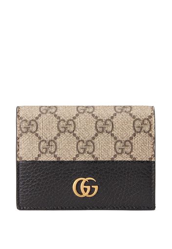 Gucci Portacarte in GG Marmont - Marrone