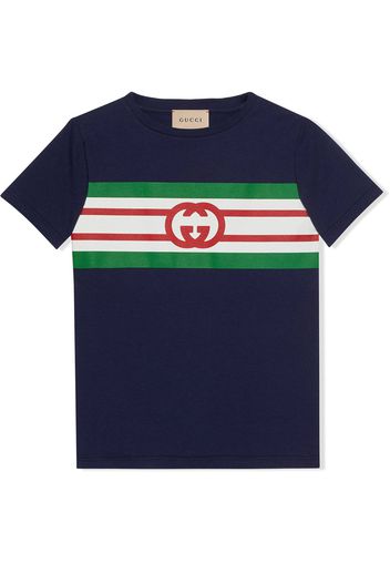 Gucci Kids T-shirt GG - Blu