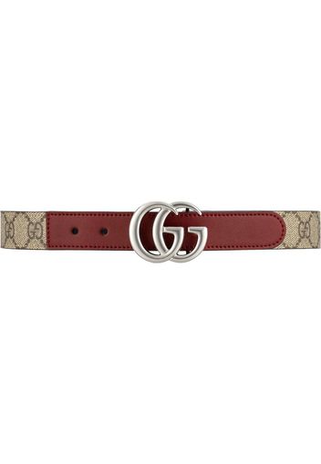 Gucci Kids Cintura con logo GG - Rosso