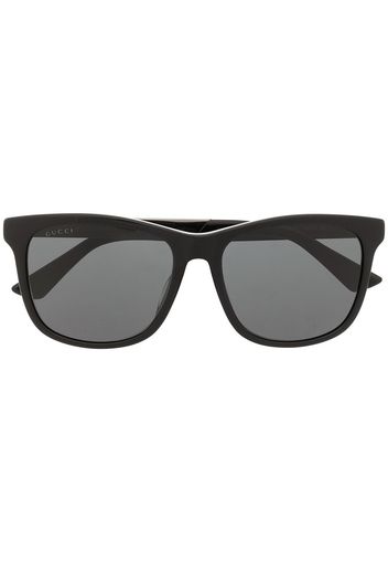 Gucci Eyewear Occhiali da sole squadrati - Nero