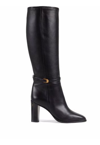 Gucci Gucci print knee-lenght boots - Nero