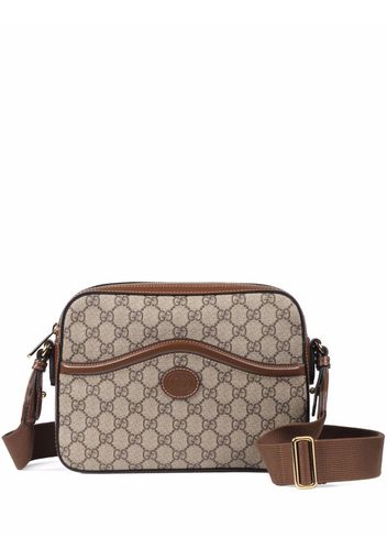 Gucci Borsa messenger con logo GG - Toni neutri