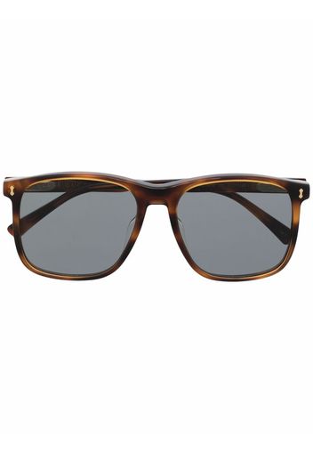 Gucci Eyewear square frame sunglasses - Marrone