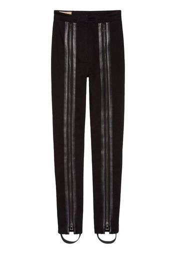 Gucci Pantaloni con zip - Nero