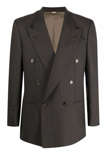 Gucci Blazer gessato - Marrone