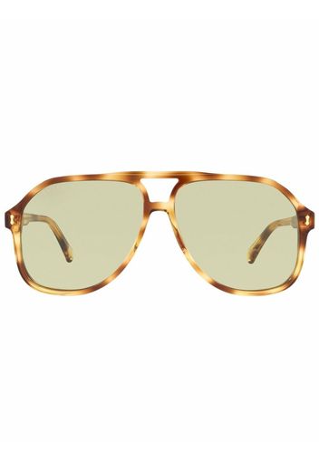 GUCCI EYEWEAR Occhiali da sole modello aviator - Marrone