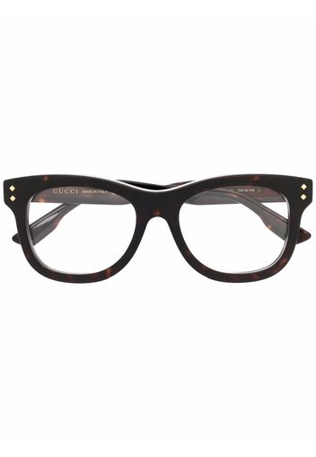 Gucci Eyewear Occhiali cat-eye - Marrone