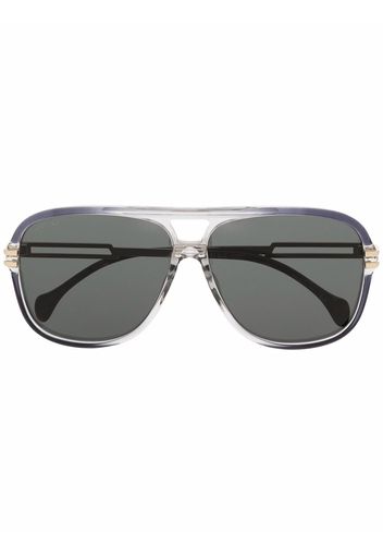 Gucci Eyewear Occhiali da sole modello aviator - Grigio