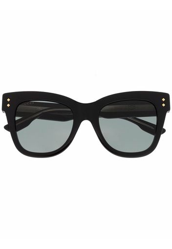 Gucci Eyewear Occhiali da sole squadrati - Nero