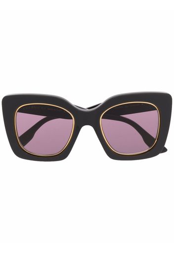 Gucci Eyewear logo-embellished square-frame sunglasses - Grigio