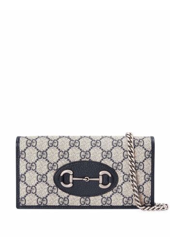 Gucci Portafoglio con morsetto GG - Blu