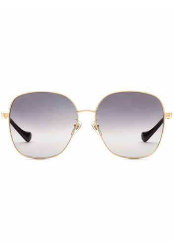 Gucci Eyewear Occhiali da sole tondi - Grigio