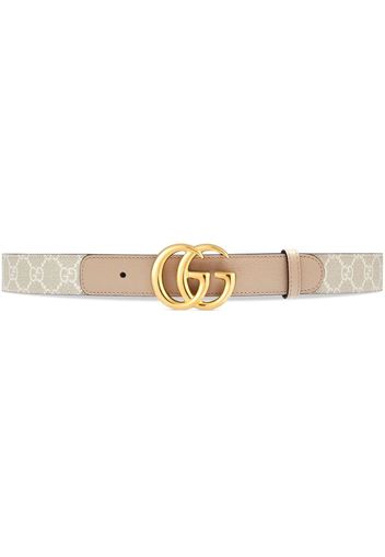 Gucci GG Marmont thin belt - Bianco