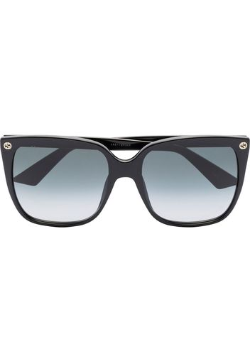 Gucci Eyewear Occhiali da sole GG oversize - Nero