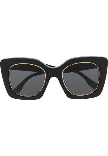 Gucci Eyewear Occhiali da sole cat-eye - Nero