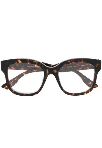 Gucci Eyewear Occhiali squadrati - Marrone