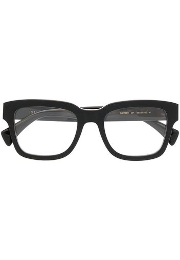 Gucci Eyewear logo-print arm glasses - Nero